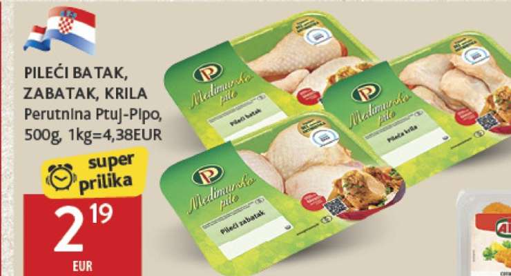 PILEĆI BATAK, ZABATAK, KRILA Perutnina Ptuj-Pipo