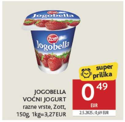 JOGOBELLA VOĆNI JOGURT