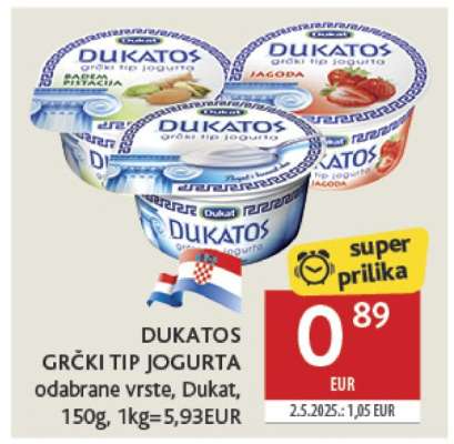 DUKATOS Grčki tip jogurta