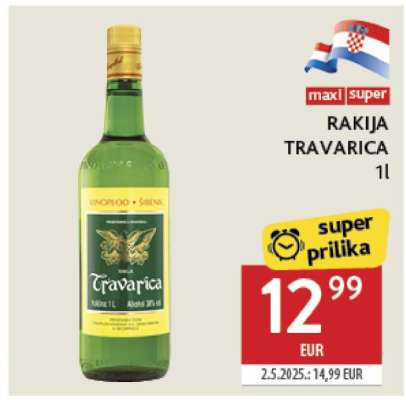 Rakija Travarica 1l