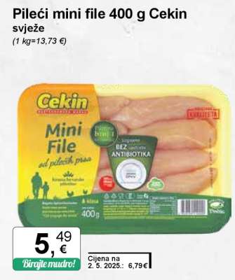 Pileći mini file 400 g Cekin svježe