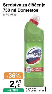 Sredstva za čišćenje 750 ml Domestos