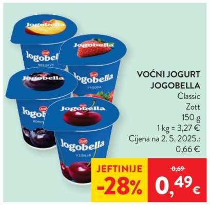 Voćni jogurt Jogobella