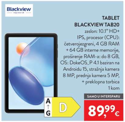 TABLET BLACKVIEW TAB20