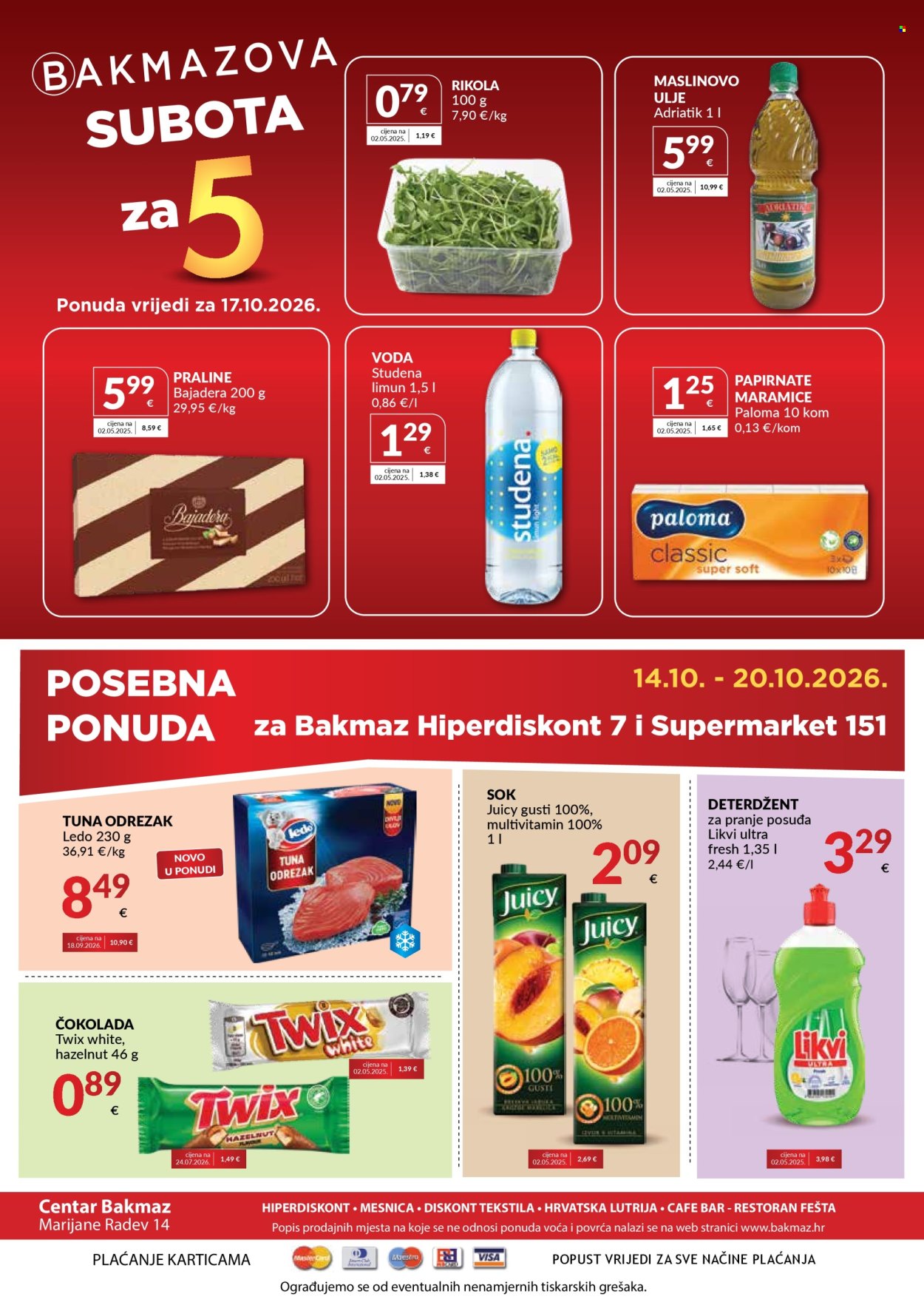 Leták Bakmaz - 14.10.2026 - 20.10.2026. Strana 8