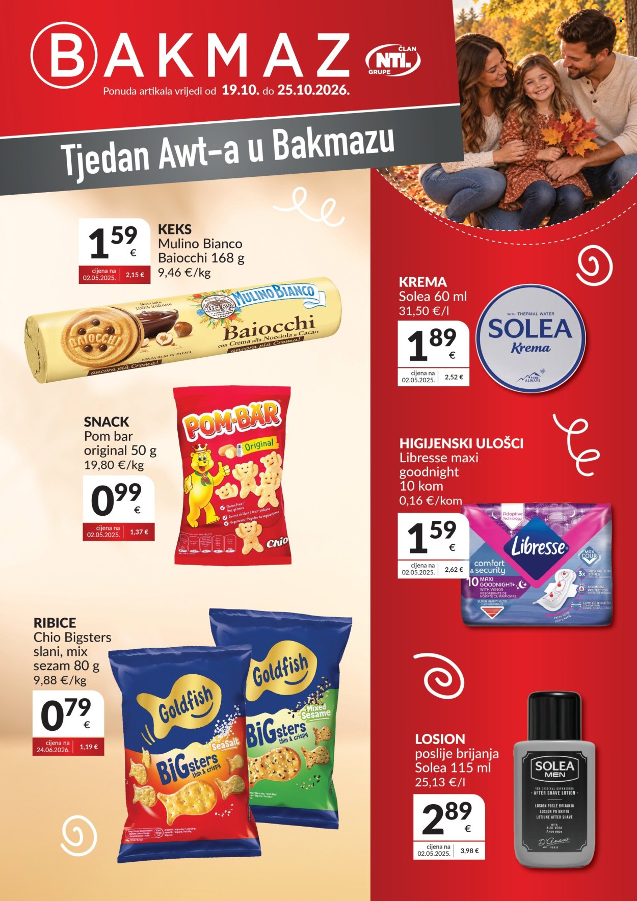 Leták Bakmaz - 19.10.2026 - 25.10.2026. Strana 1