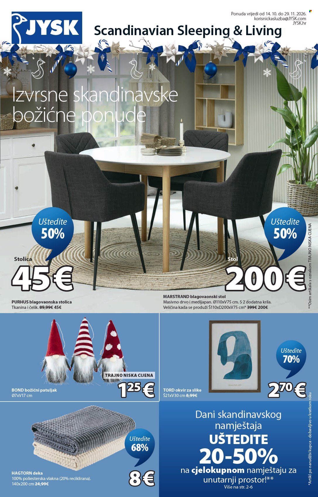 JYSK katalog - 14.10.2026. - 29.11.2026. Stranica 2