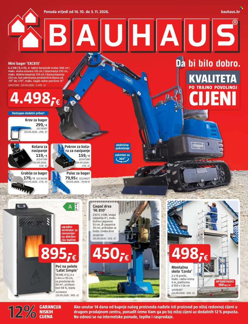 Bauhaus katalog - 14.10.2026. - 03.11.2026.