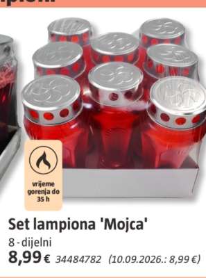 Set lampiona 'Mojca'