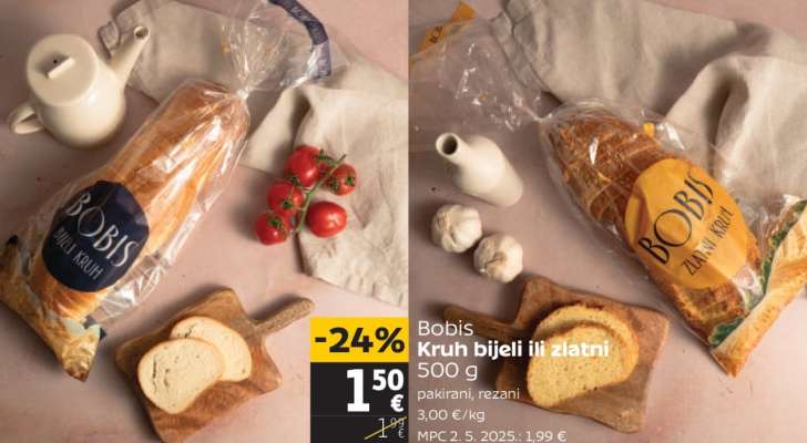 Bobis Kruh bijeli ili zlatni