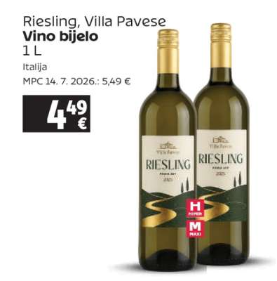 Riesling, Villa Pavese