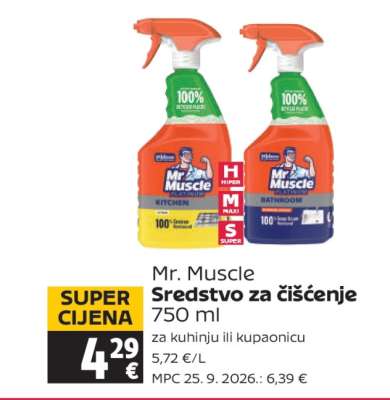 MR. MUSCLE SREDSTVO ZA ČIŠĆENJE