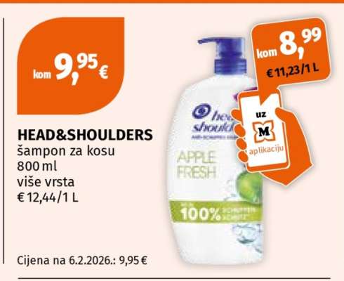 HEAD&SHOULDERS ŠAMPON ZA KOSU