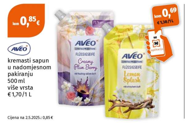 AVEO kremasti sapun