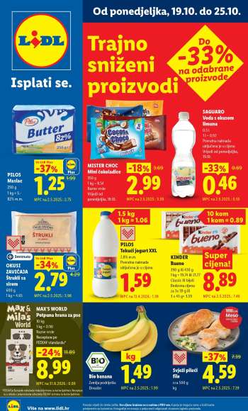 Lidl katalog - 19.10.2026. - 25.10.2026.