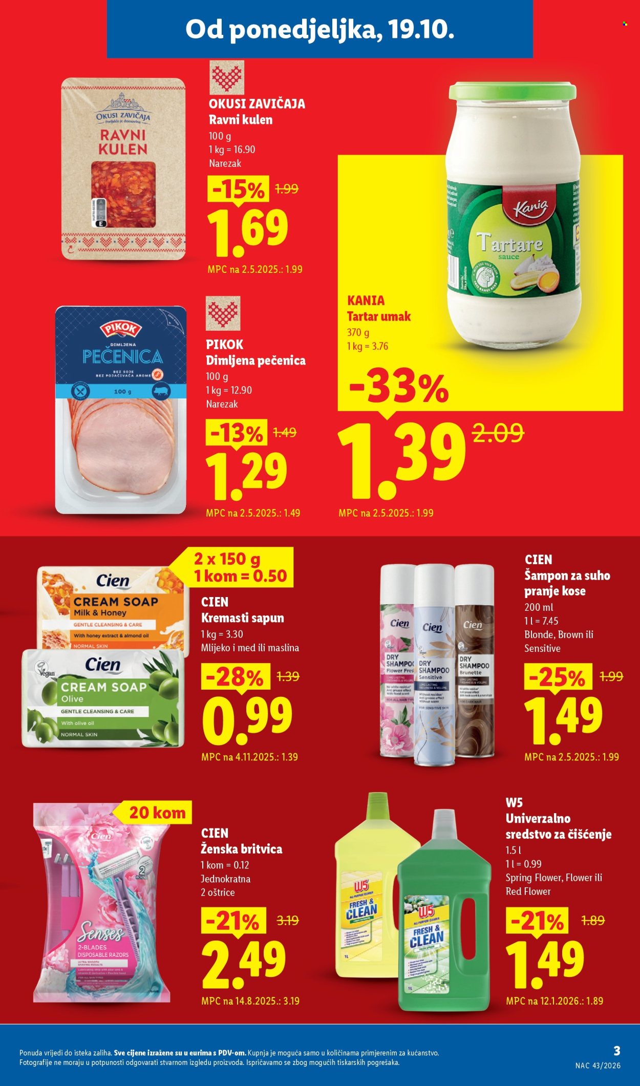 Leták Lidl - 19.10.2026 - 25.10.2026. Strana 3