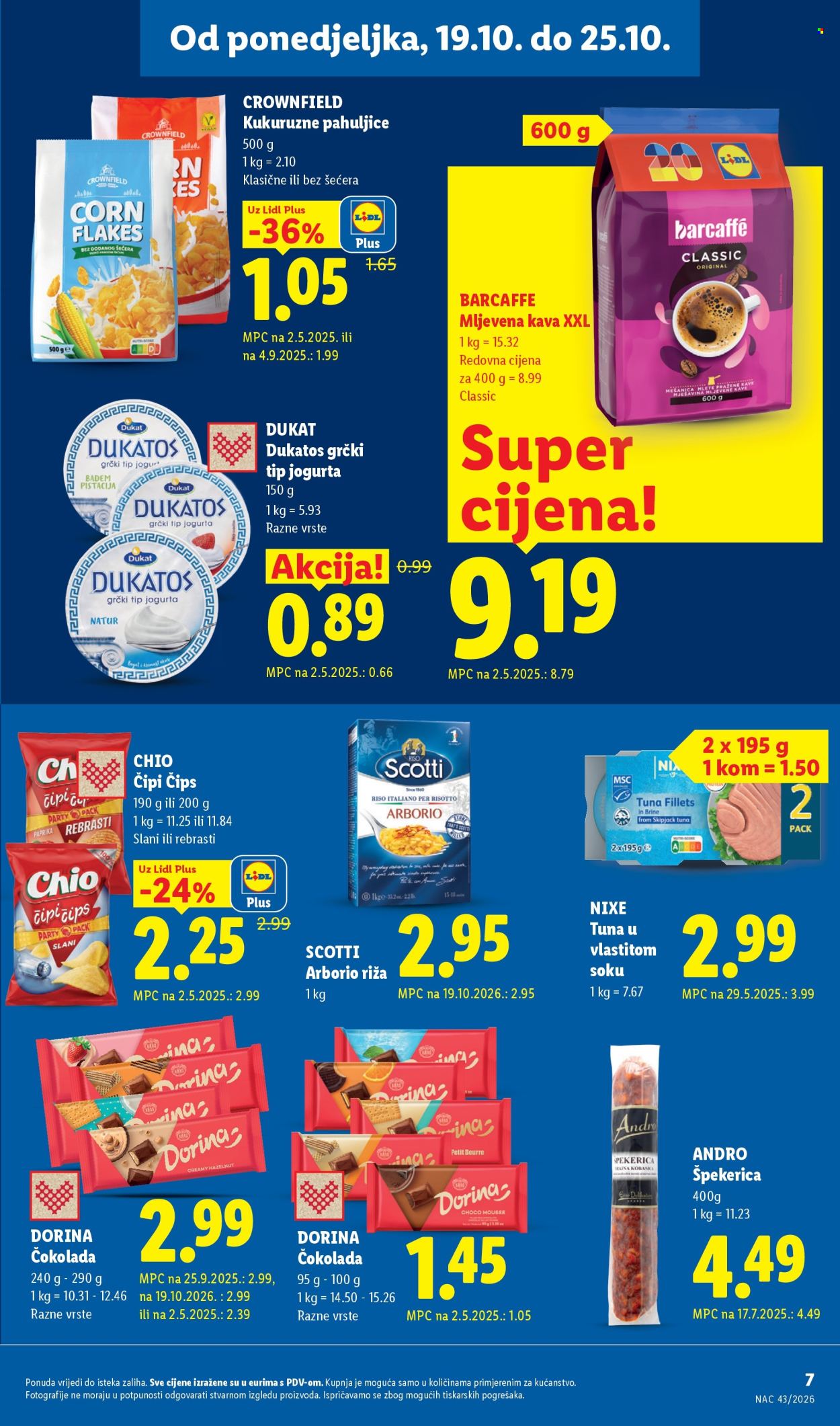 Leták Lidl - 19.10.2026 - 25.10.2026. Strana 7