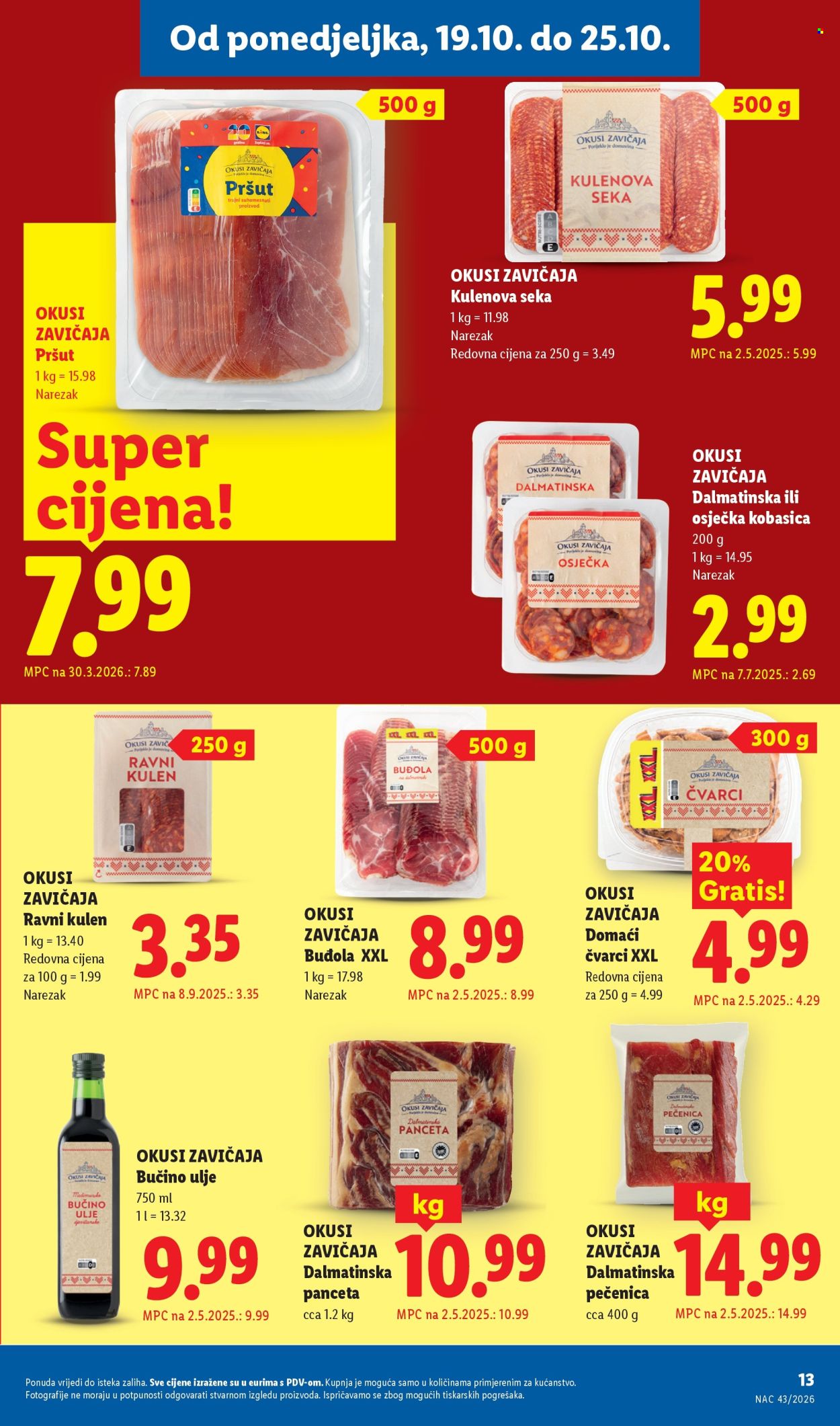Leták Lidl - 19.10.2026 - 25.10.2026. Strana 13