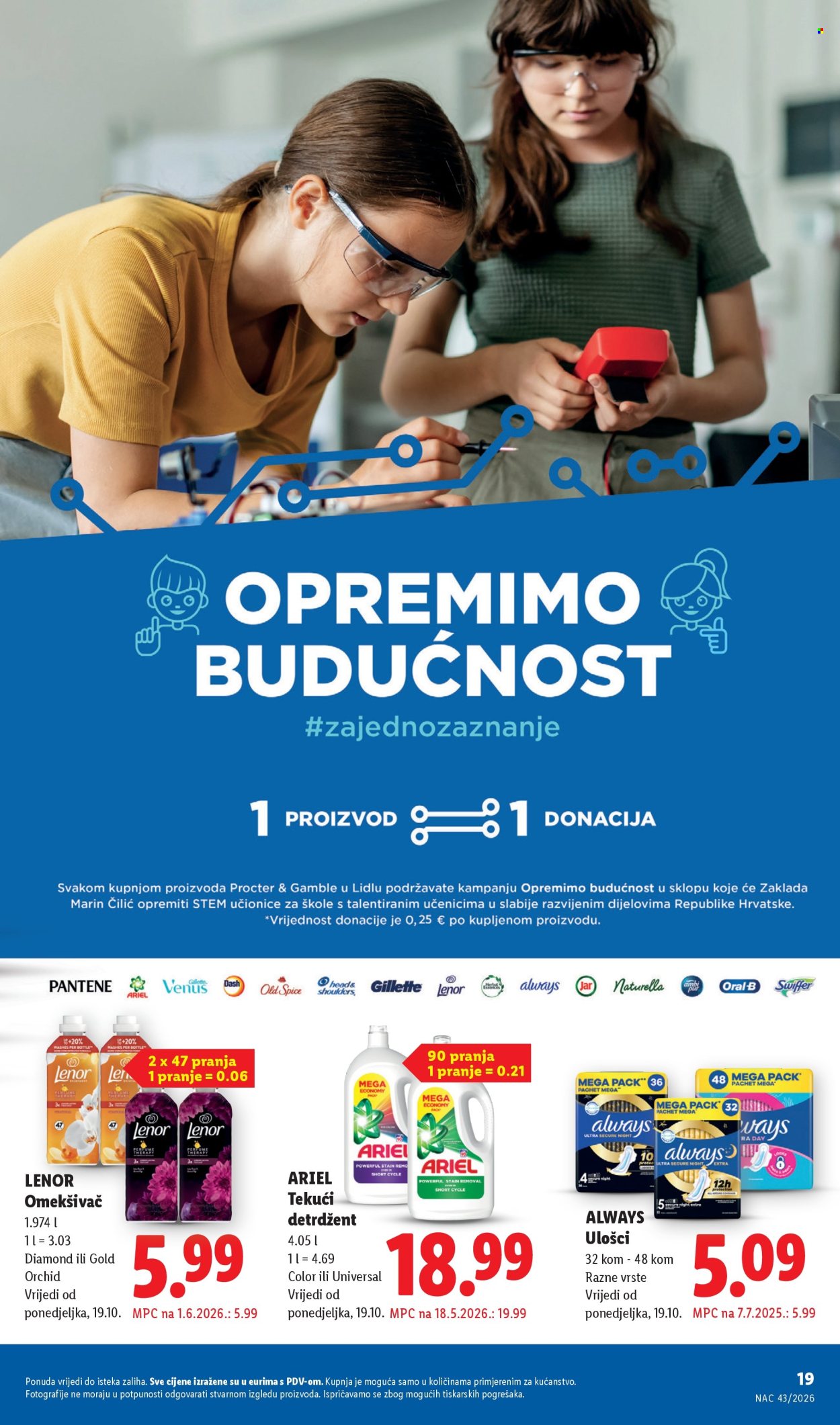 Leták Lidl - 19.10.2026 - 25.10.2026. Strana 19