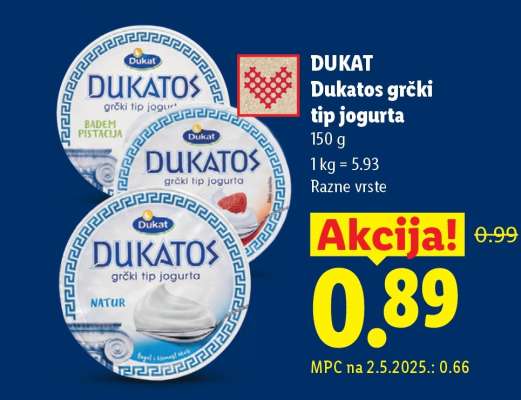 Dukat DUKATOS grčki tip jogurta