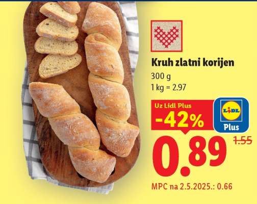 KRUH ZLATNI KORIJEN