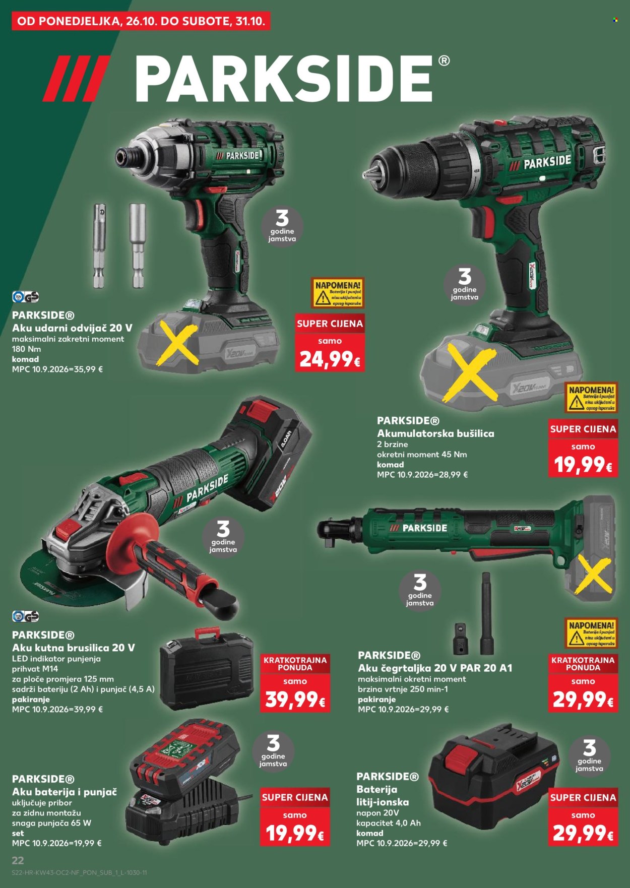 Kaufland katalog - 21.10.2026. - 27.10.2026. Stranica 22