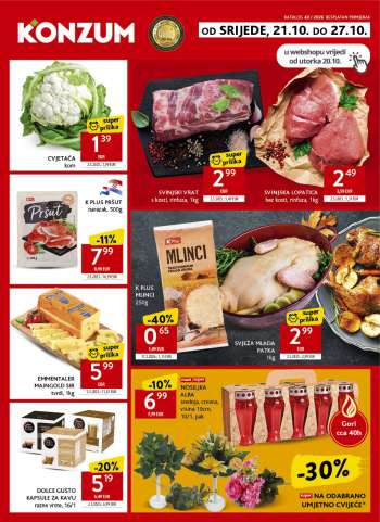 Konzum katalog - 21.10.2026. - 27.10.2026.