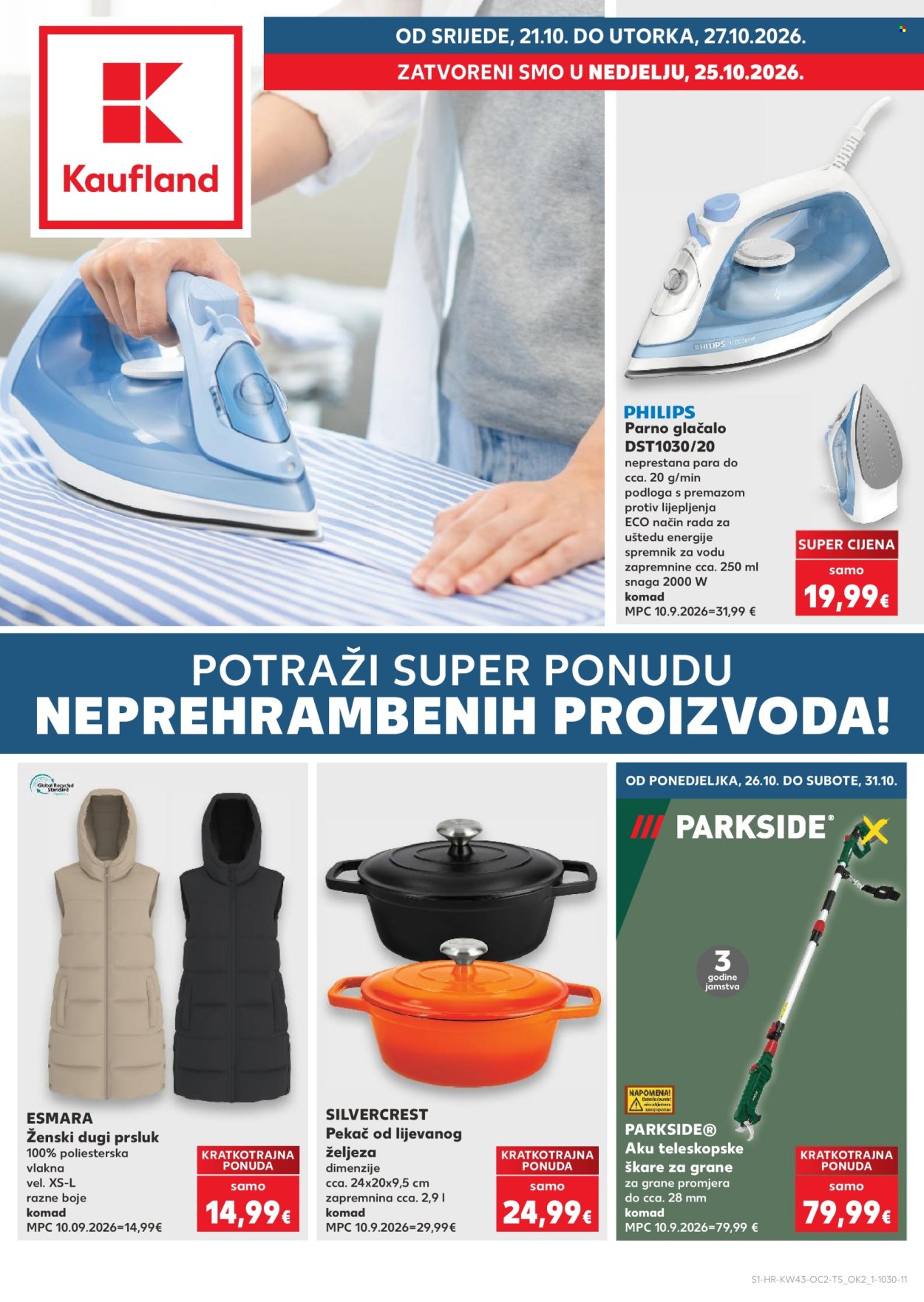 Kaufland katalog - 21.10.2026. - 27.10.2026. Stranica 1