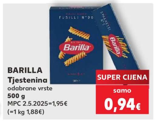 BARILLA Tjestenina