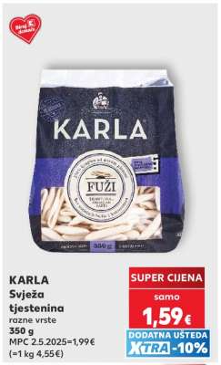 KARLA Svježa tjestenina razne vrste