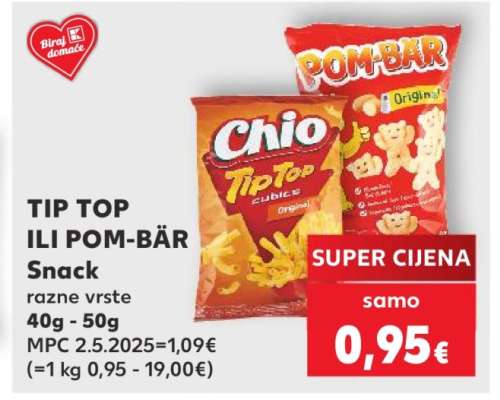 TIP TOP ILI POM-BÄR Snack