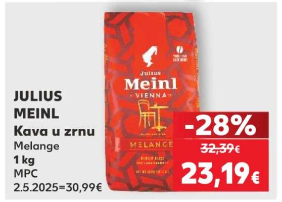 JULIUS MEINL Kava u zrnu Melange 1 kg