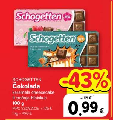 SCHOGETTEN ČOKOLADA