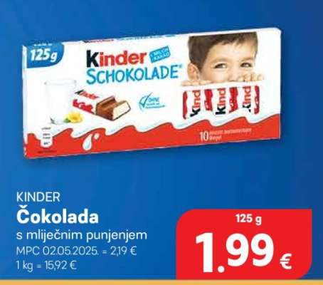 KINDER Čokolada