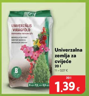 Univerzalna zemlja za cvijeće