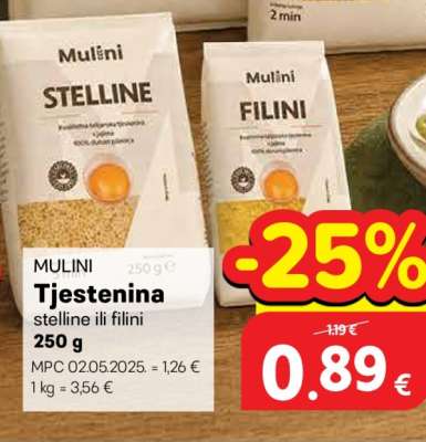 MULINI Tjestenina stelline ili filini 250 g