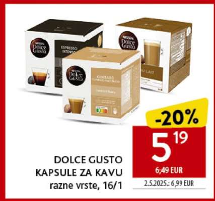 DOLCE GUSTO kapsule za kavu