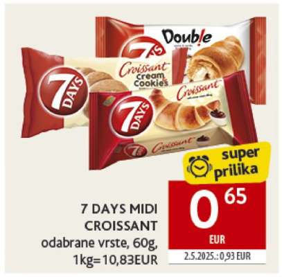 7 DAYS MIDI CROISSANT