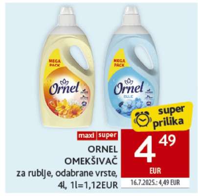 ORNEL Omekšivač