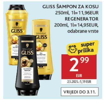 GLISS šampon za kosu