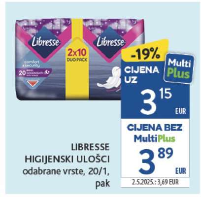 LIBRESSE HIGIJENSKI ULOŠCI