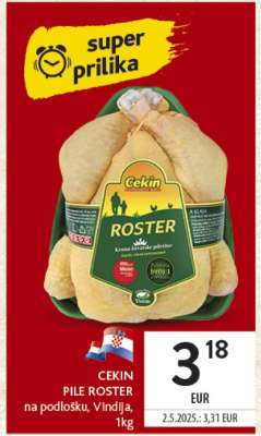 CEKIN PILE ROSTER na podlošku, Vindija, 1kg