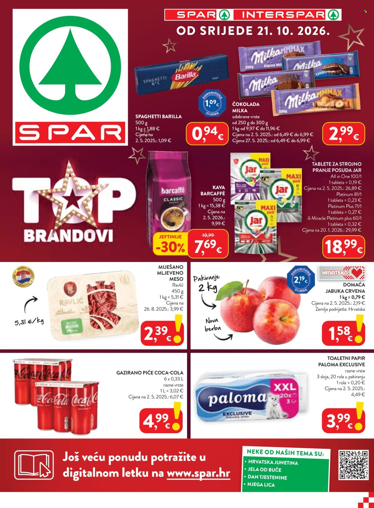SPAR katalog - 21.10.2026. - 27.10.2026. Stranica 1