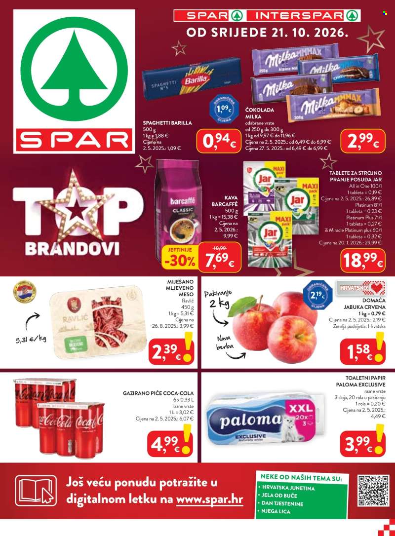 INTERSPAR katalog - 21.10.2026. - 27.10.2026.