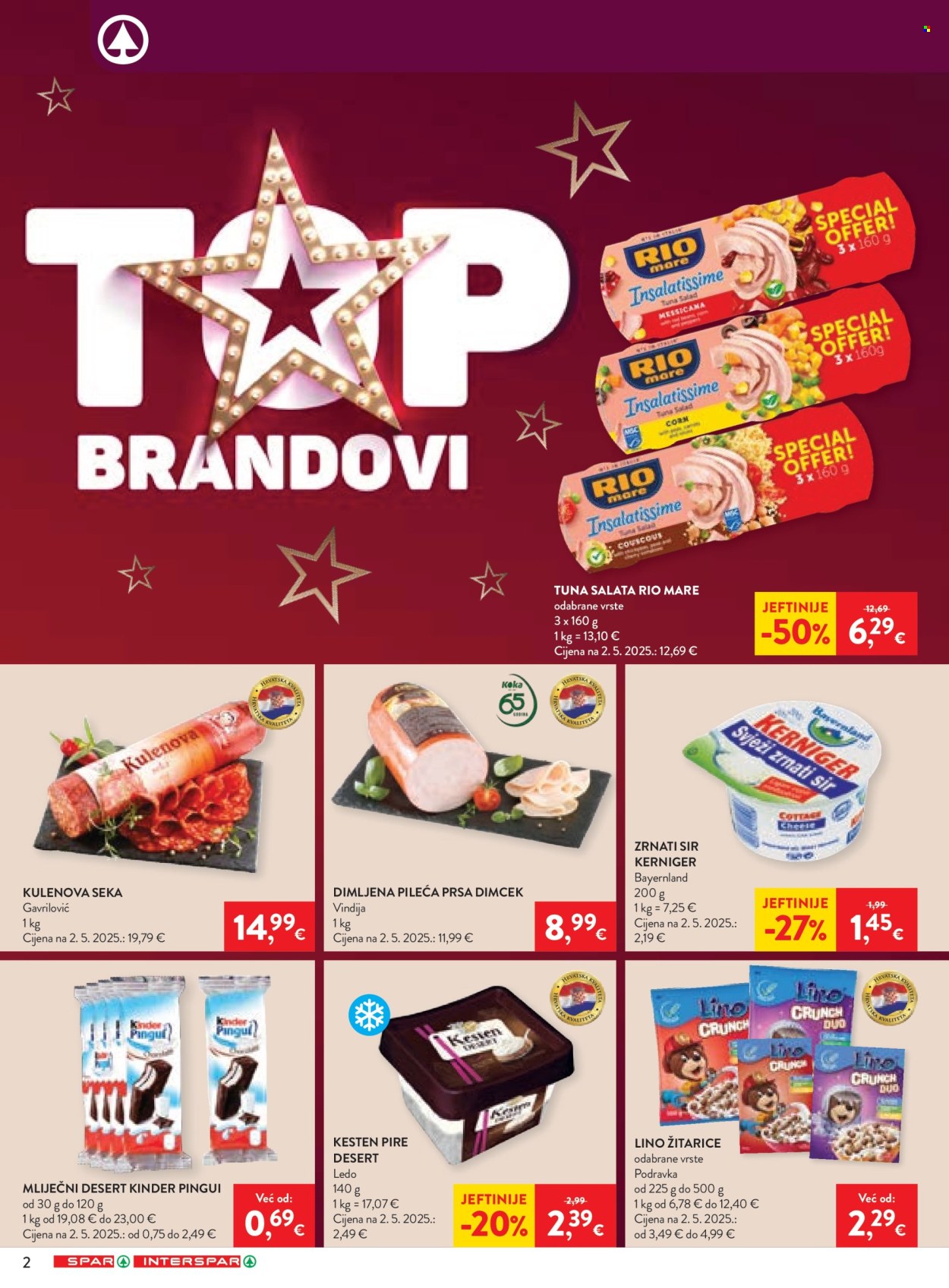 INTERSPAR katalog - 21.10.2026. - 27.10.2026. Stranica 2