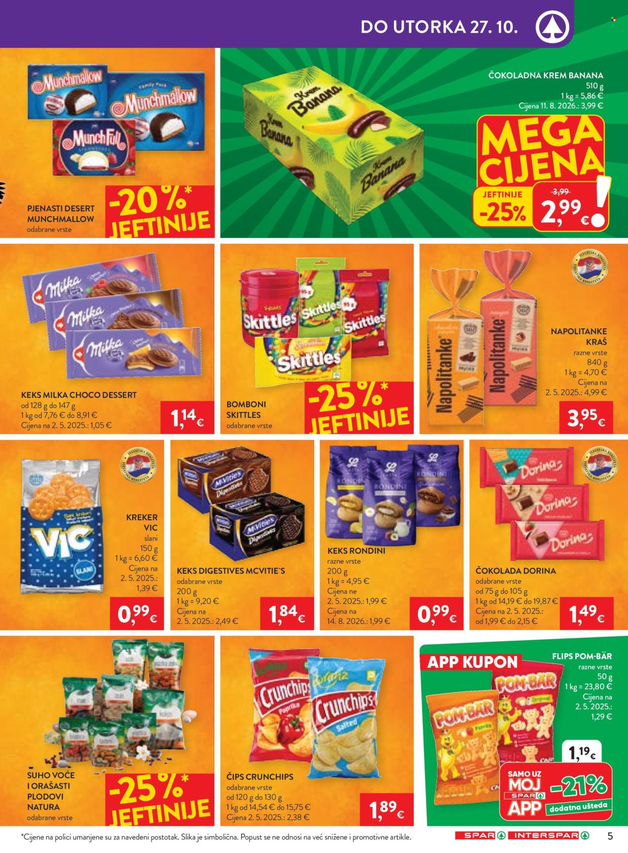 INTERSPAR katalog - 21.10.2026. - 27.10.2026. Stranica 7