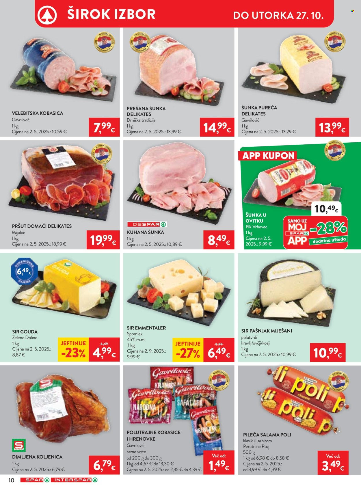 INTERSPAR katalog - 21.10.2026. - 27.10.2026. Stranica 14