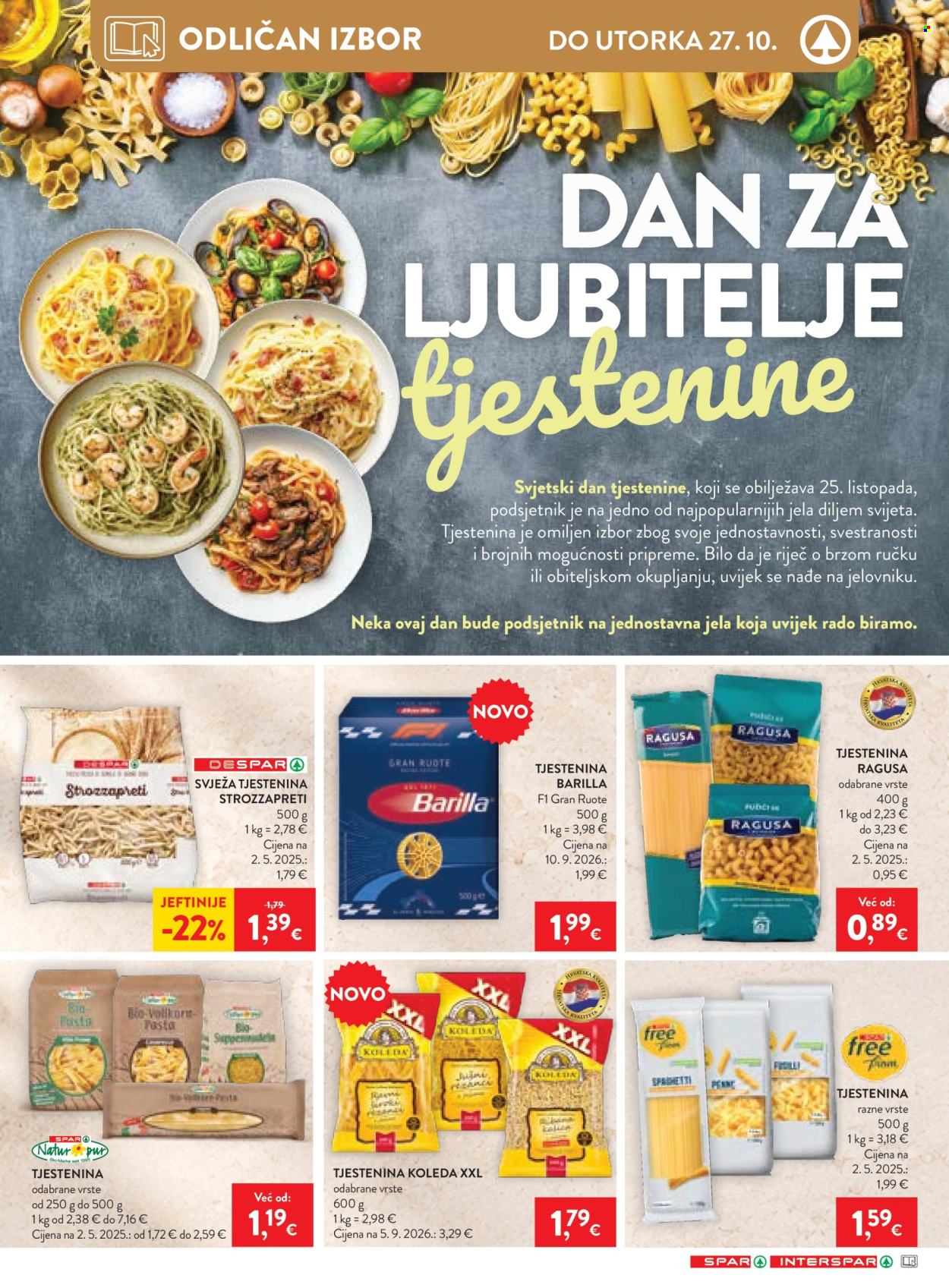 INTERSPAR katalog - 21.10.2026. - 27.10.2026. Stranica 19
