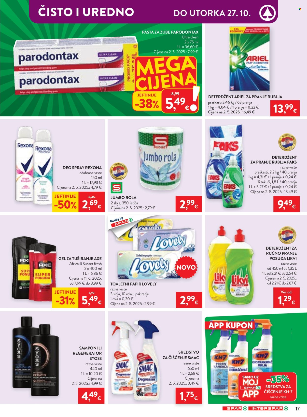 INTERSPAR katalog - 21.10.2026. - 27.10.2026. Stranica 31