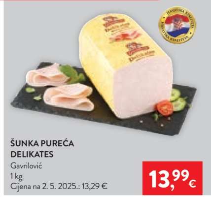 Šunka pureća Delikates